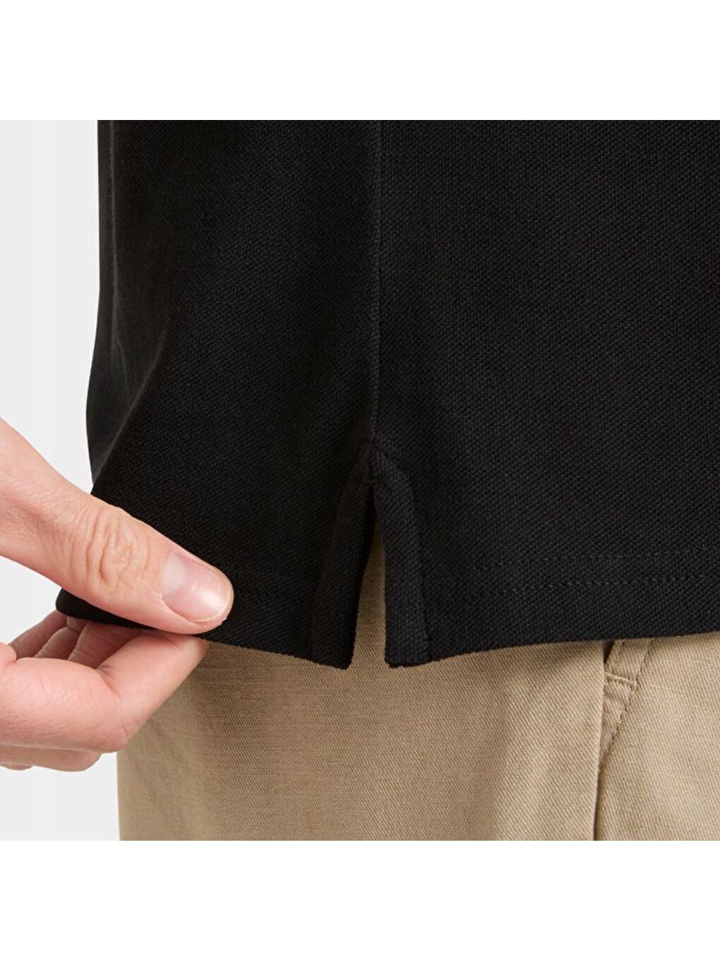 Siyah Elba Fitted Polo Erkek Yakalı Tişört HHA.54542.990-4