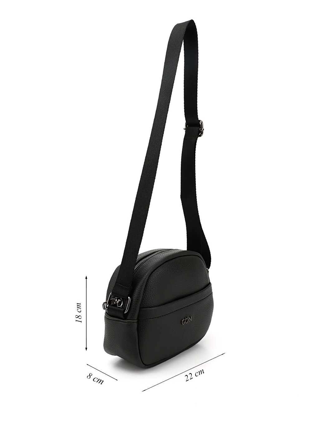 Mor Kadın ZÜMRÜT-SİYAH Uzun Askılı Omuz Çantası-1