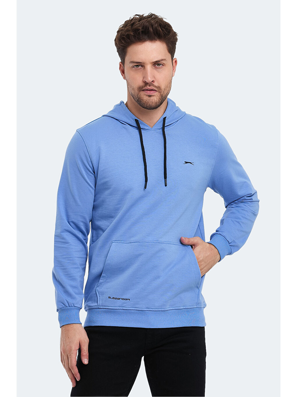 SLAZENGER OBRA IN Erkek Sweatshirt Turkuaz