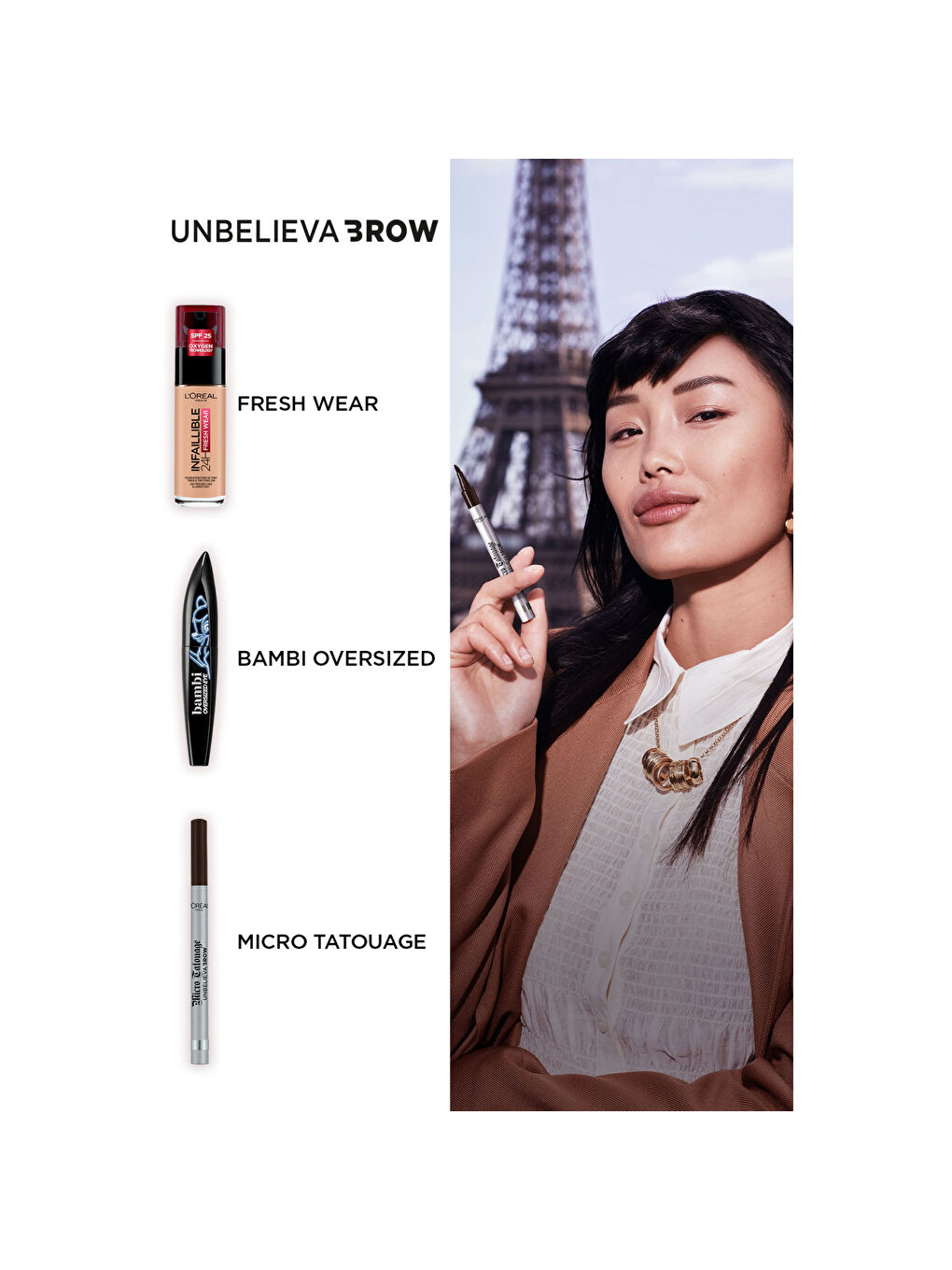 L'Oreal Paris Unbelieva Brow Micro Tatouage Kaş Kalemi - 108 Dark Brunette - 4
