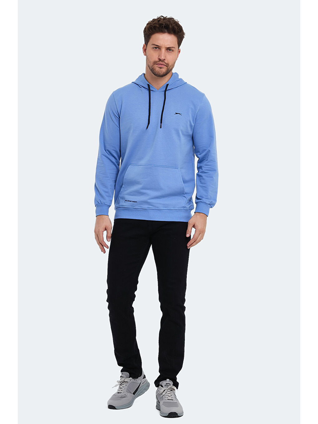 SLAZENGER OBRA IN Erkek Sweatshirt Turkuaz - 6