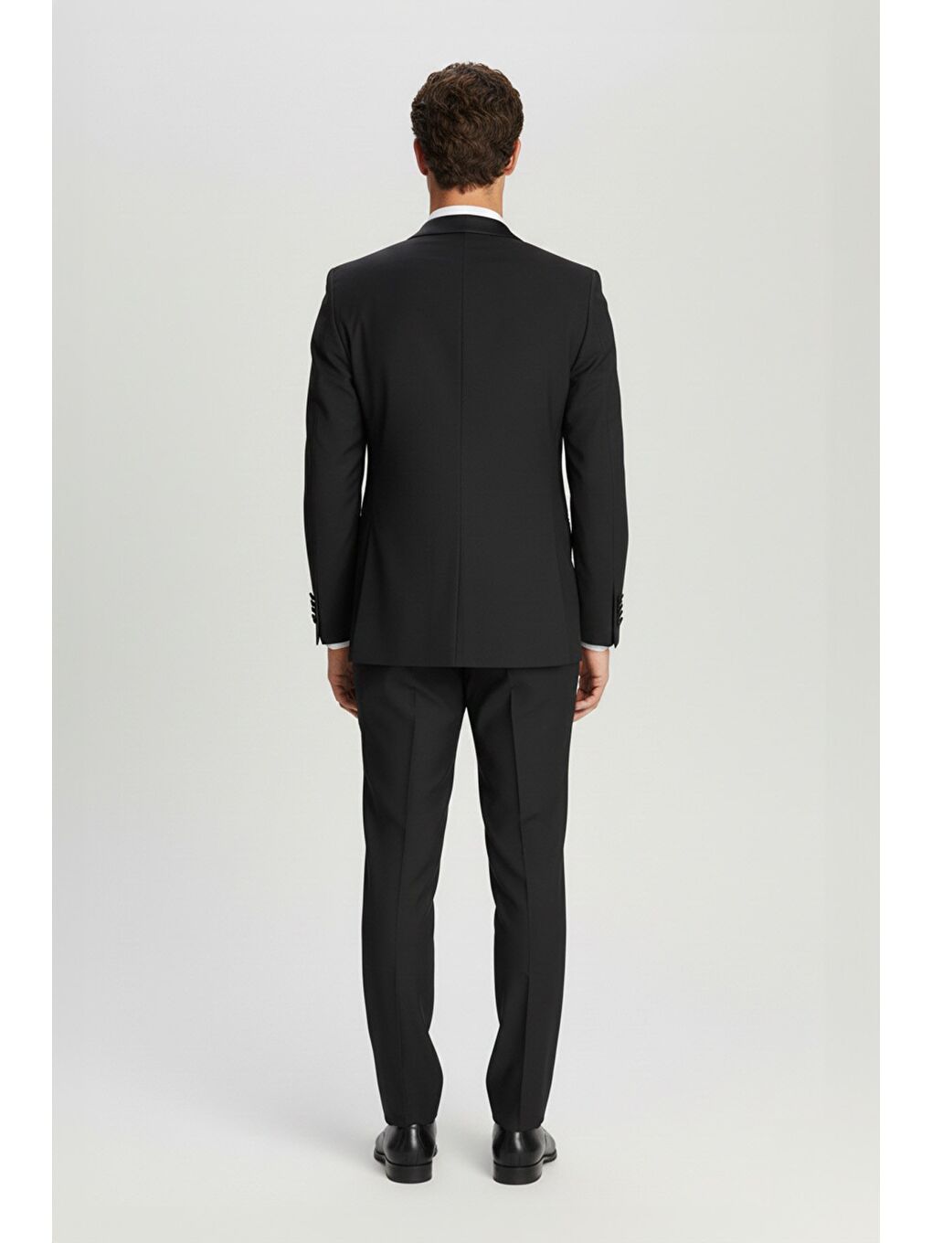 Giotelli Erkek Siyah Slim Fit Sivri Yaka Klasik Smokin & Damatlık-2