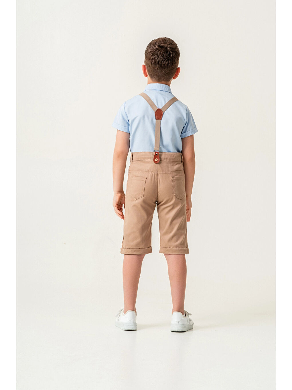 Turkuaz Armalı Papyonlu Erkek Çocuk Takım 2541-4