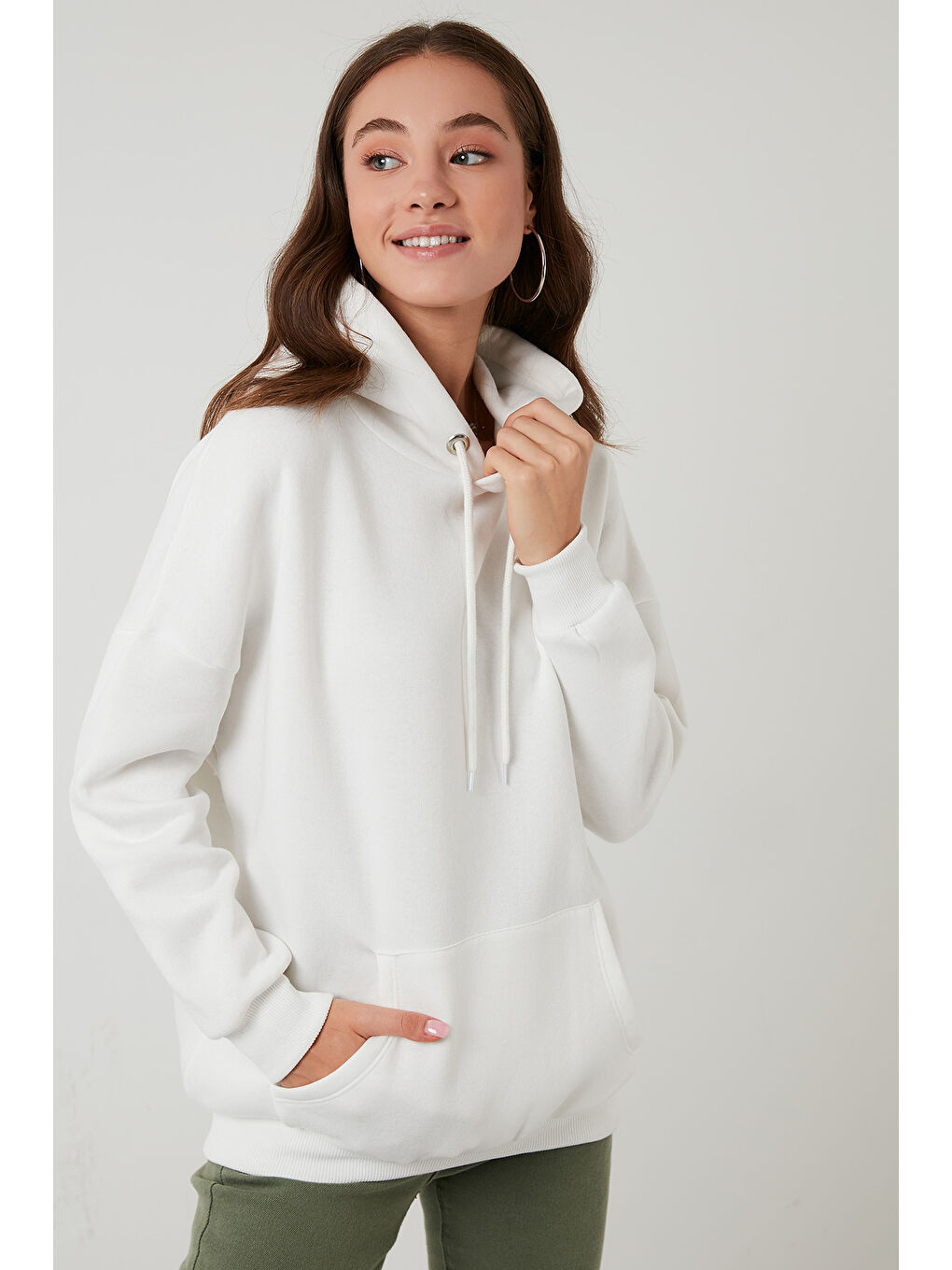 Lila Regular Fit Pamuklu Kapüşonlu Yaka Şardonlu Kışlık 2'li Paket Sweat 5863854S2-1