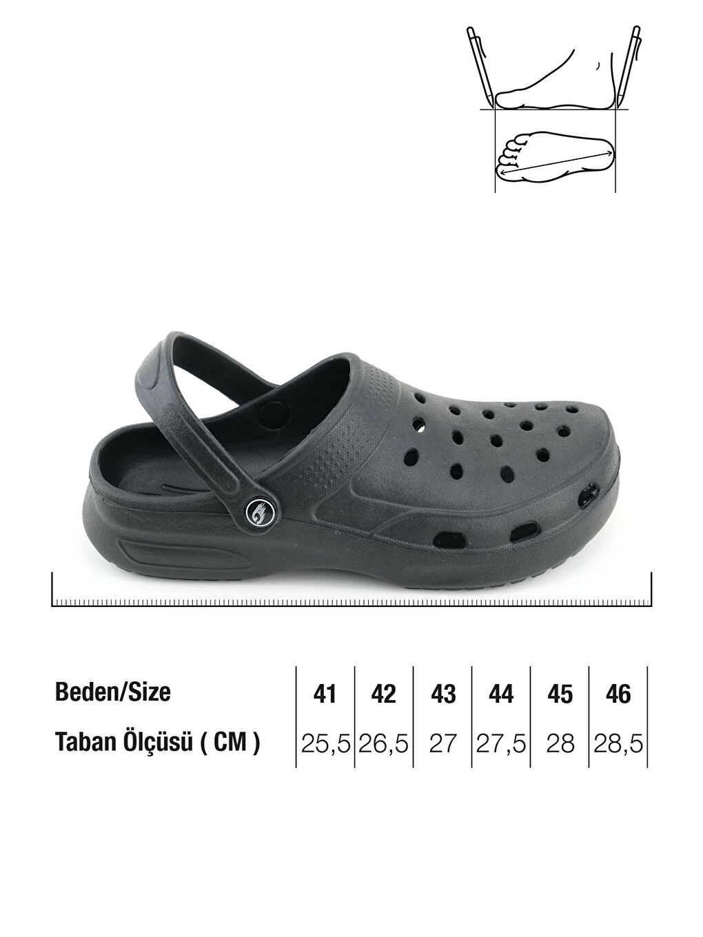 Siyah Erkek Yazlık Eva Ev Banyo Bahçe Havuz Rahat Taban Sabo Terlik-1