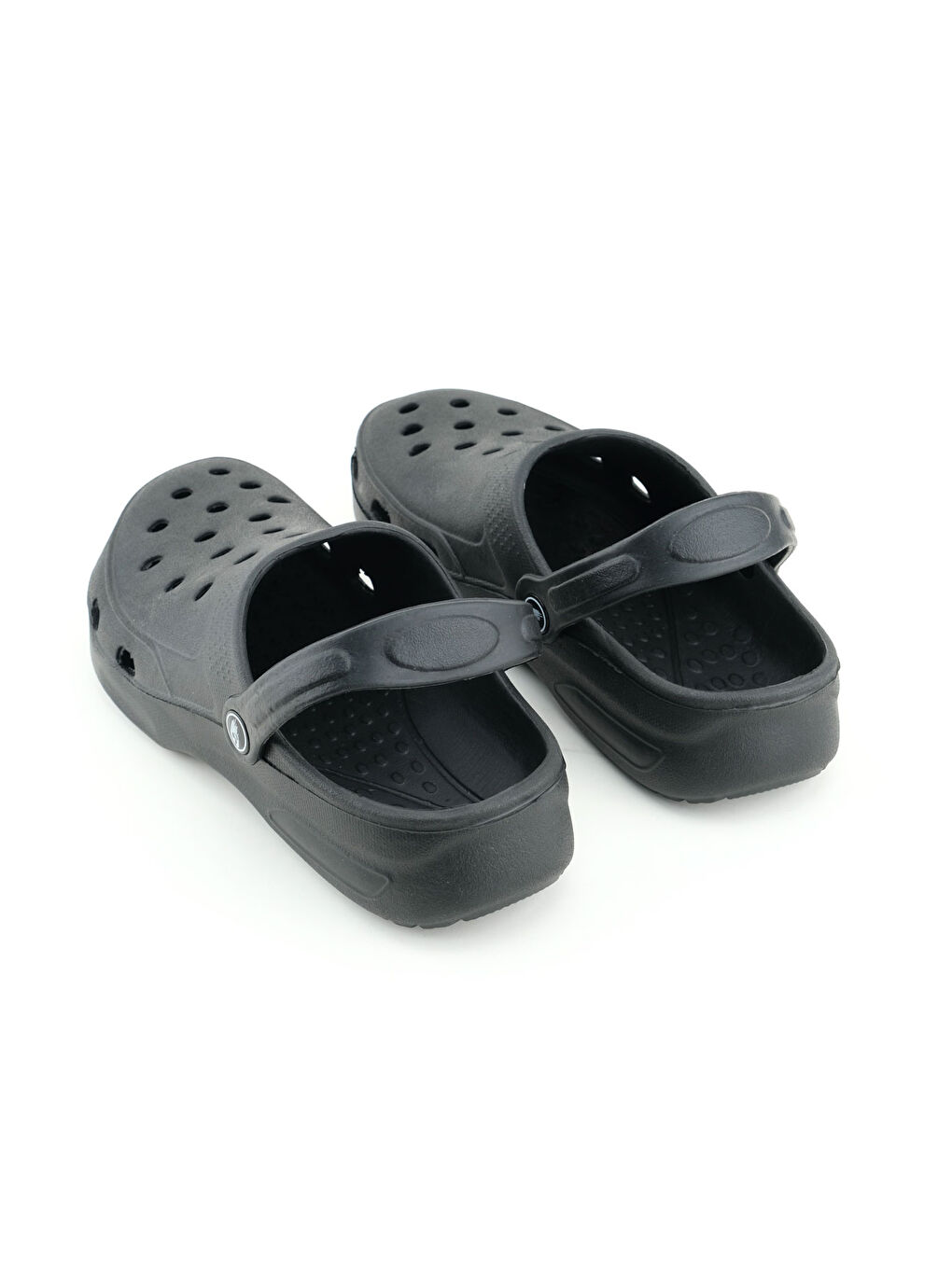 Siyah Erkek Yazlık Eva Ev Banyo Bahçe Havuz Rahat Taban Sabo Terlik-3