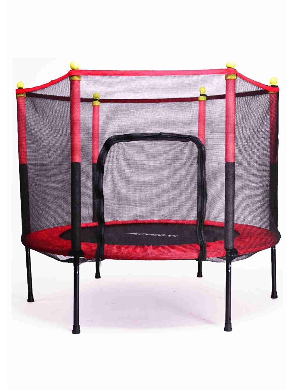 Fileli Büyük Boy Trambolin 140 Cm Çap Kırmızı