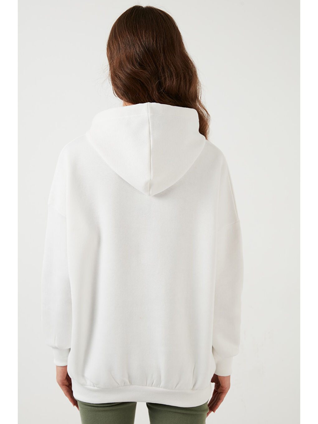 Gri Regular Fit Pamuklu Kapüşonlu Yaka Şardonlu Kışlık 2'li Paket Sweat 5863854S2-4