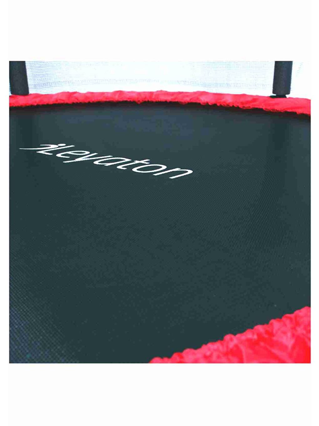 Fileli Büyük Boy Trambolin 140 Cm Çap Kırmızı-3