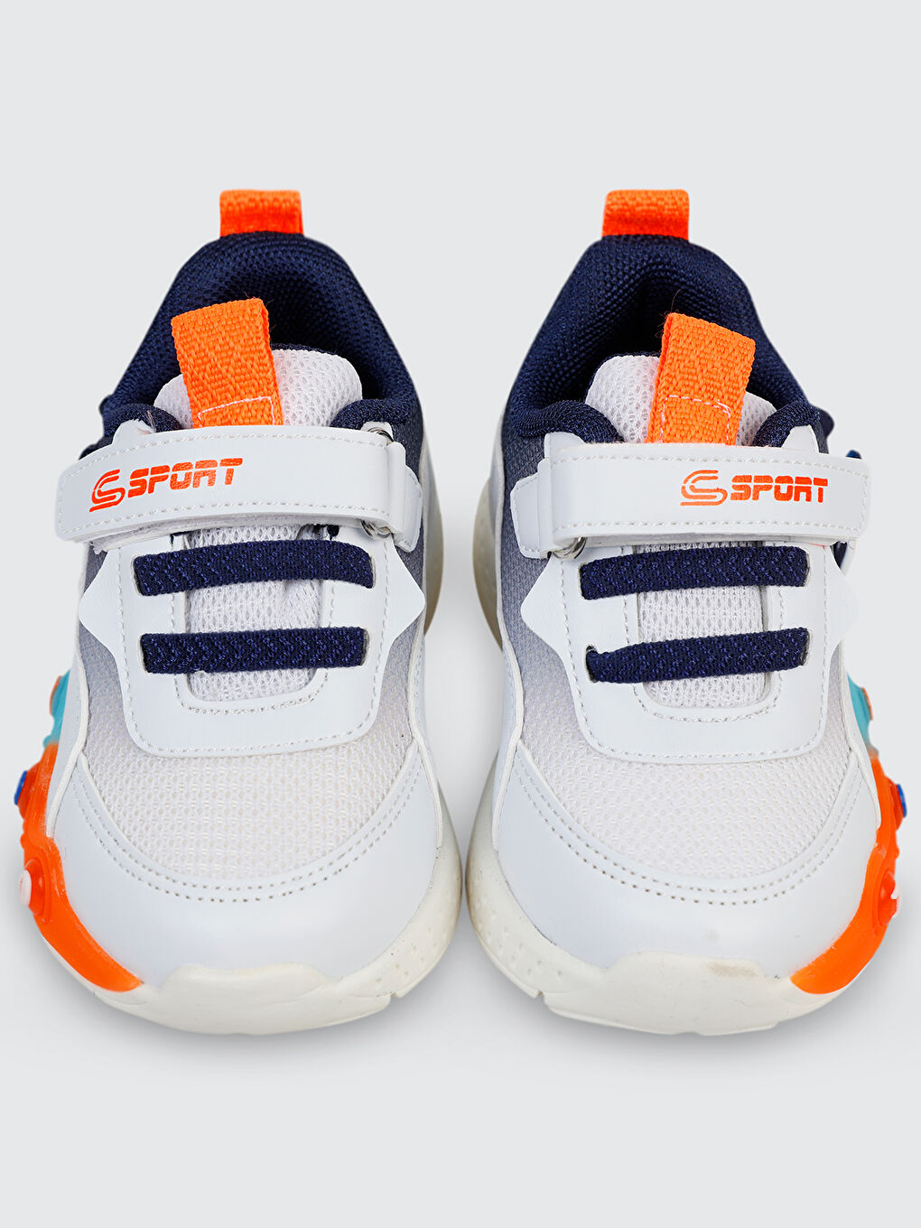 Sport Erkek Çocuk Spor Ayakkabı 21-25 Numara Beyaz-Lacivert-3
