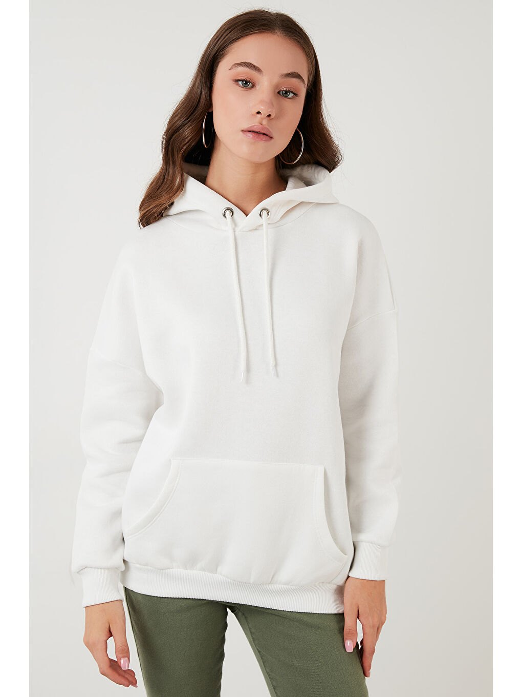 Lila Regular Fit Pamuklu Kapüşonlu Yaka Şardonlu Kışlık 2'li Paket Sweat 5863854S2-2