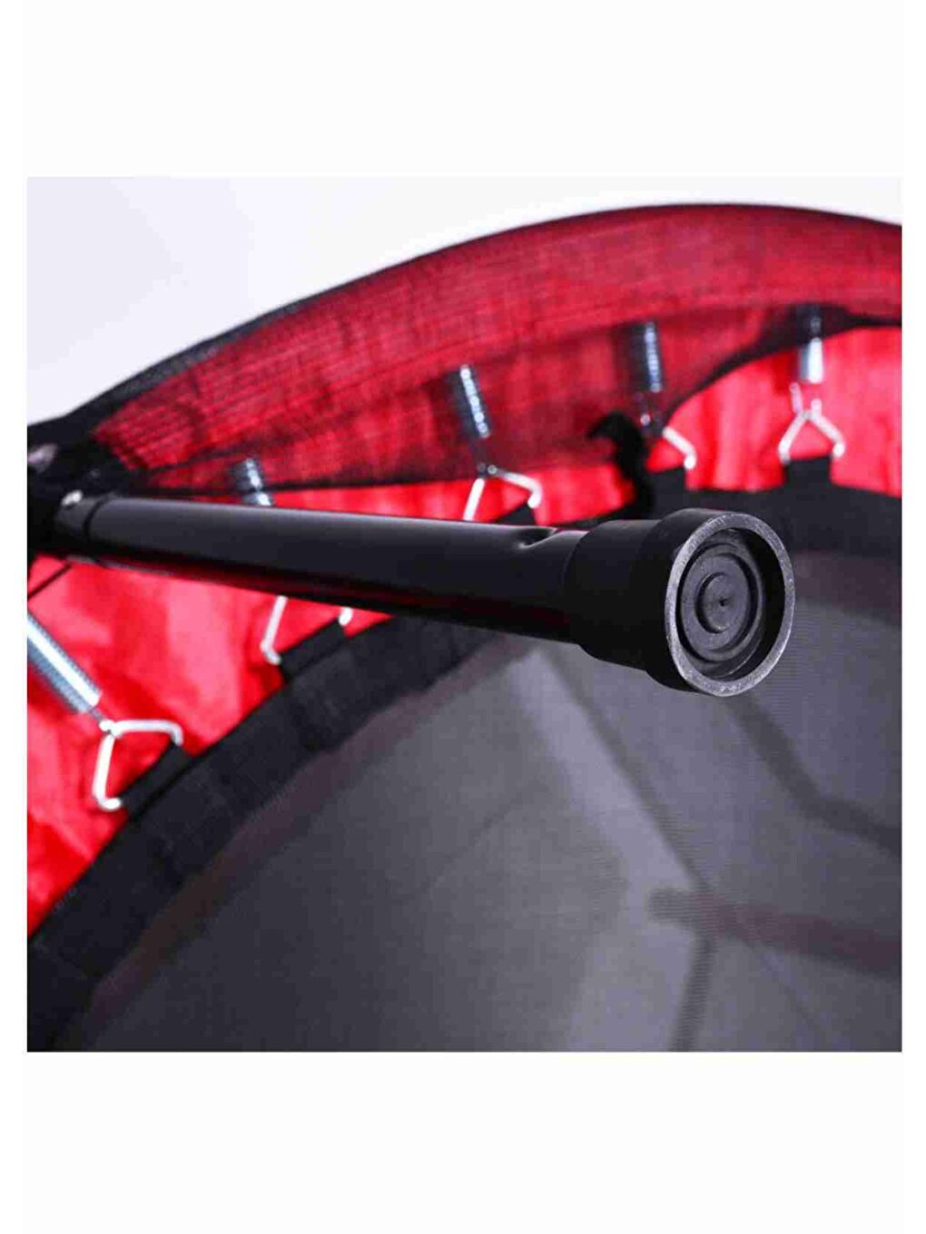 Fileli Büyük Boy Trambolin 140 Cm Çap Kırmızı-7
