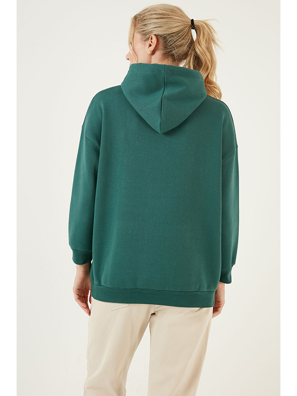 Lila Regular Fit Pamuklu Kapüşonlu Yaka Şardonlu Kışlık 2'li Paket Sweat 5863854S2-3