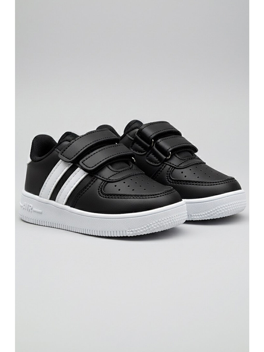 Kız Çocuk Siyah Beyaz Renkli Bebek Ayakkabı - 27483-SIYAH-BEYAZ-1