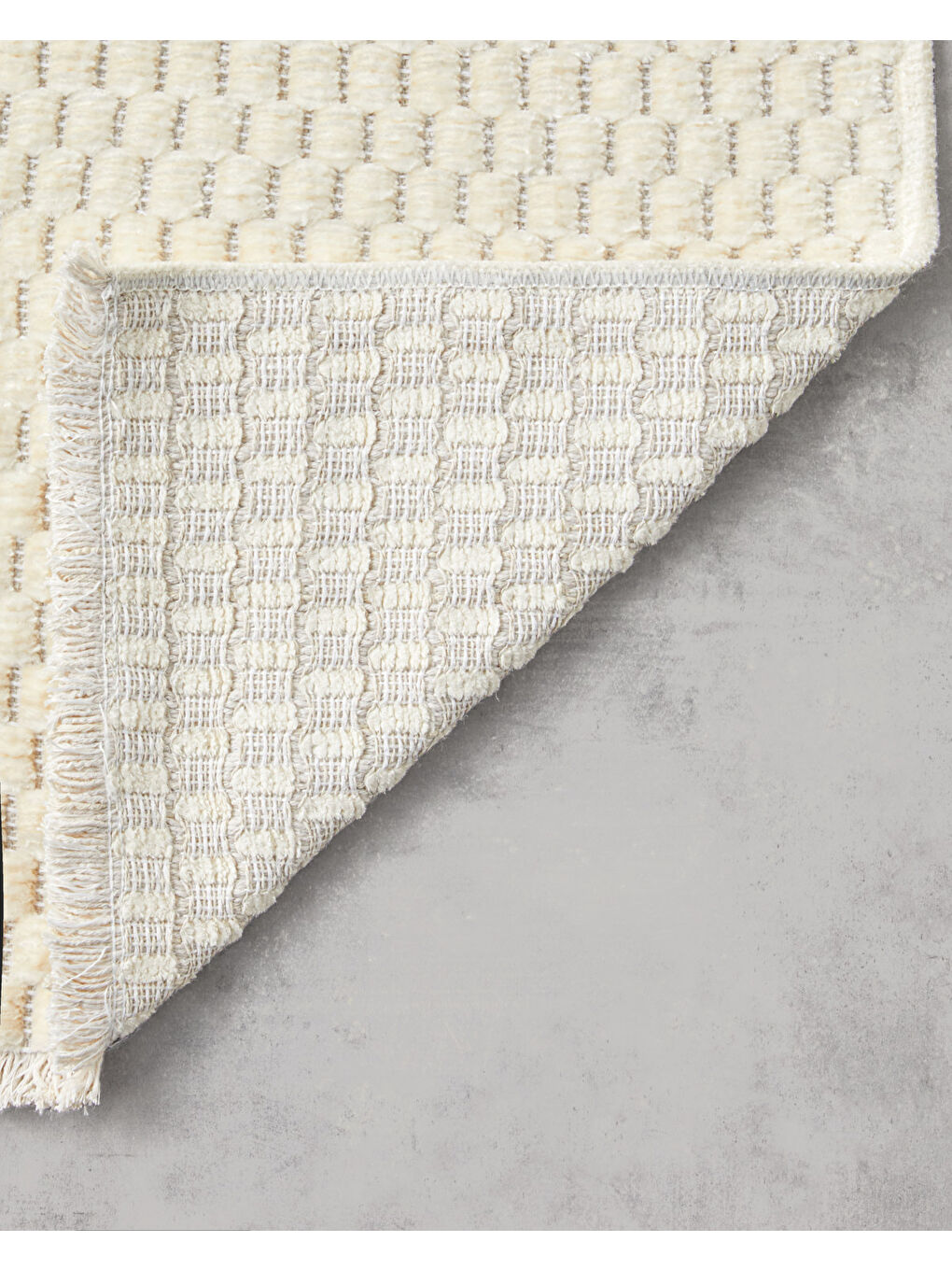 Ales Dokuma Kilim 80x150 cm Ekru-1