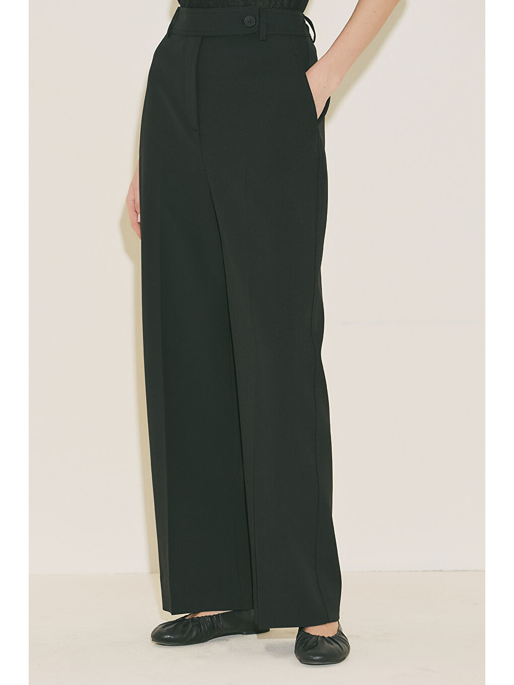 Straıght Klasik Pantolon Siyah-6