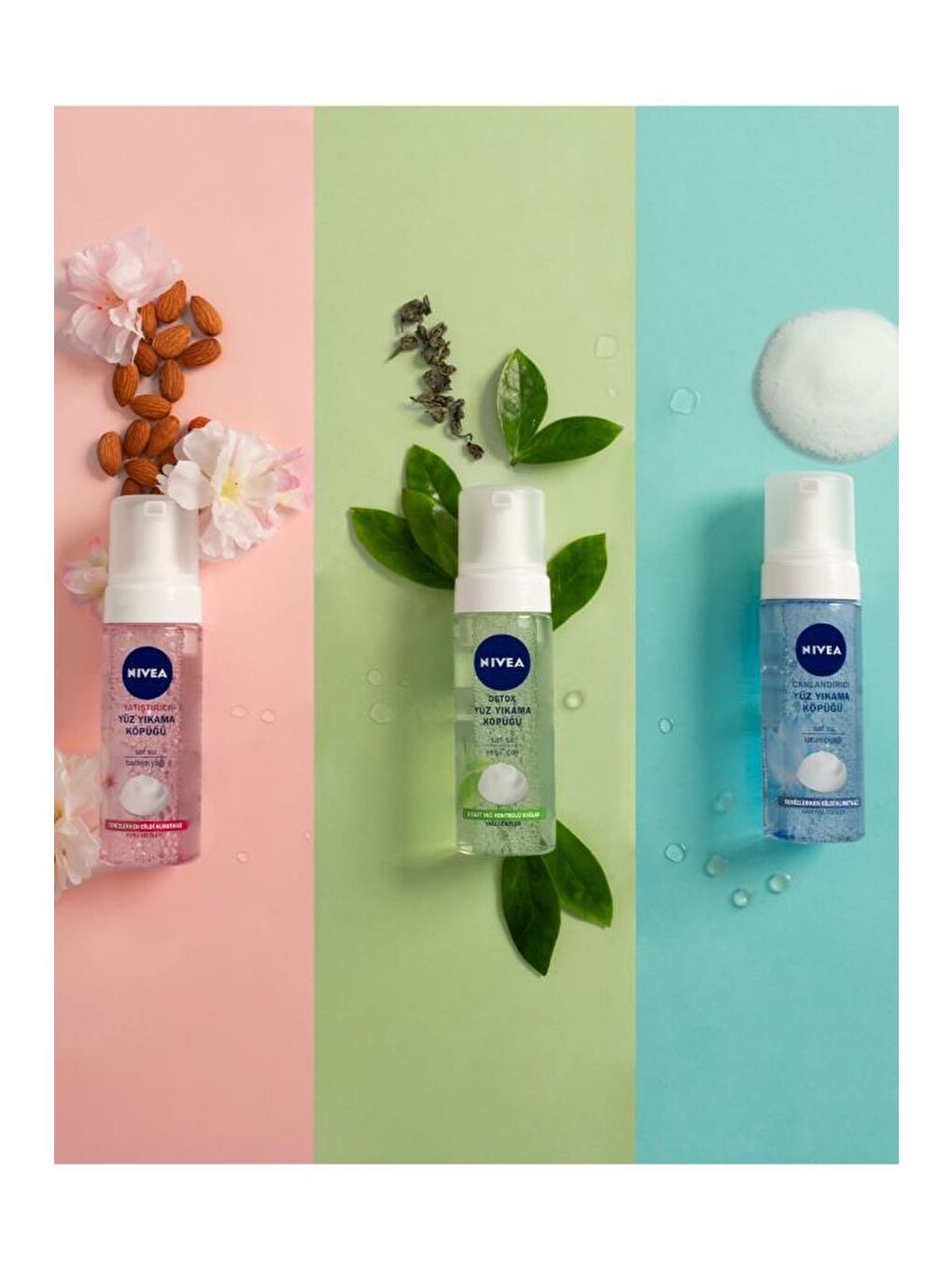 NIVEA Şeffaf Yüz Temizleyici Yııkama Köpüğü Normal Ciltler 150 ml, Lotus Çiçeği - 3