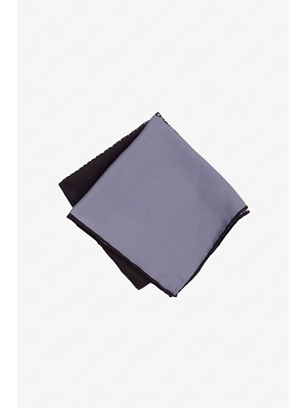 Erkek Siyah-Gri Desenli Mendil-1