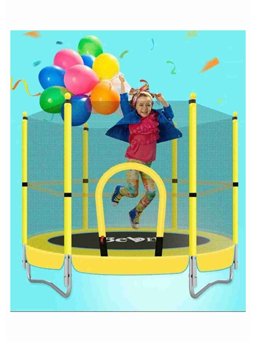 LEYATON Trambolin Fileli Korumalı 152 Cm Kolay Kurulum
