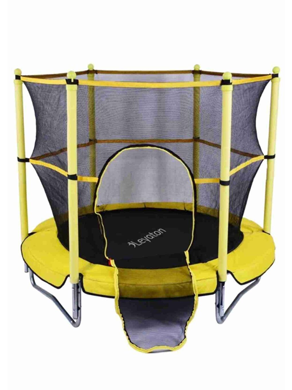 Sarı Trambolin Fileli Korumalı 152 Cm Kolay Kurulum-2