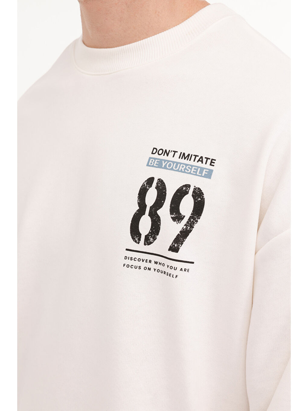 Bej ML DOLF 16ES302 4PR  Erkek Sweatshirt-3