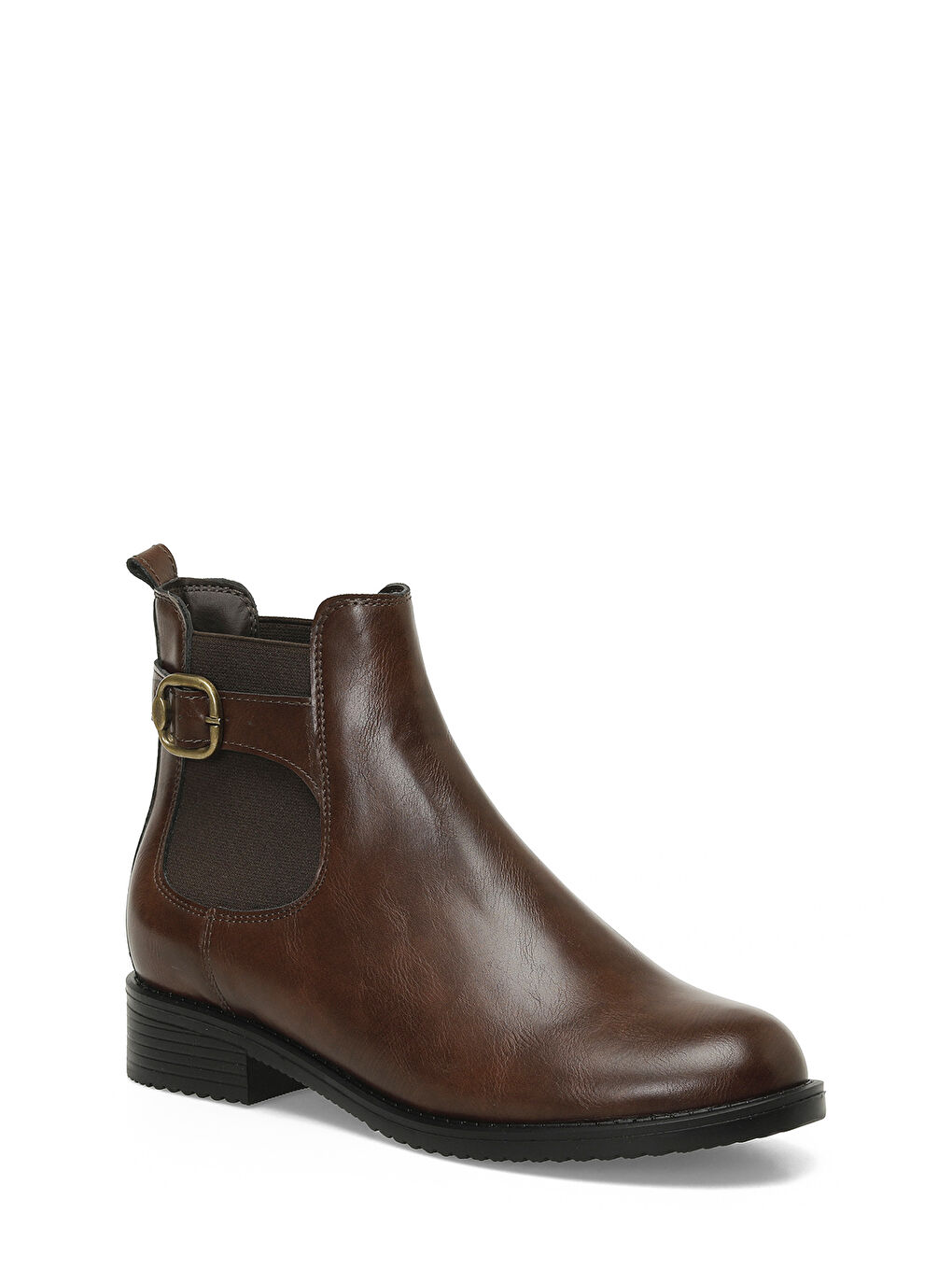 Kahverengi 324072.Z 4PR Taba Kadın Düz Bot-1