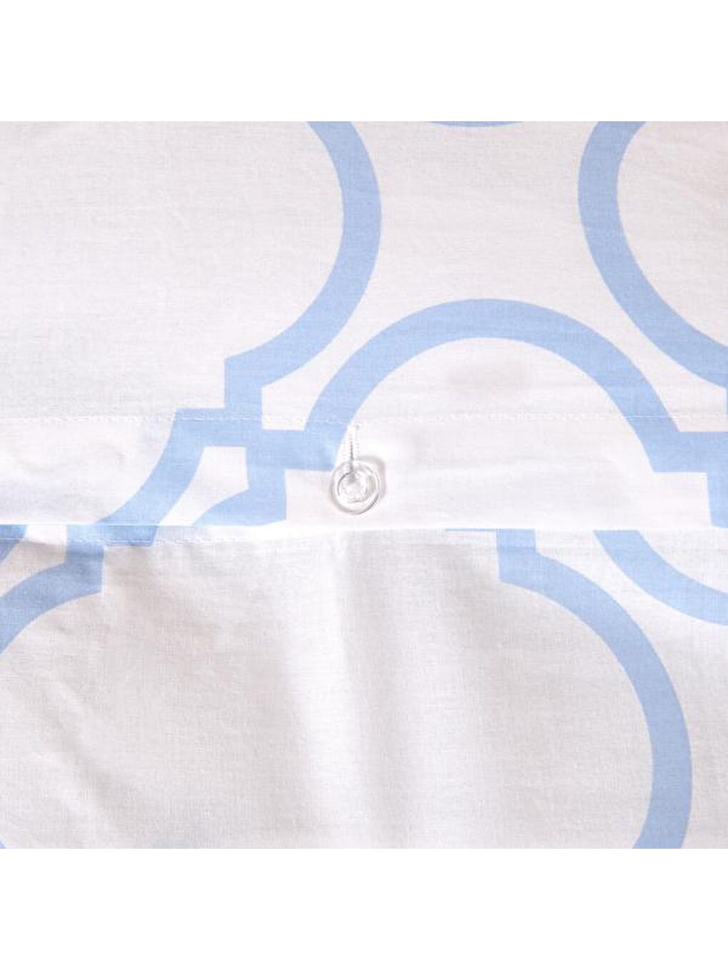 Soft Toeget Çift Kişilik Nevresim Takımı - Beyaz / Mavi-3