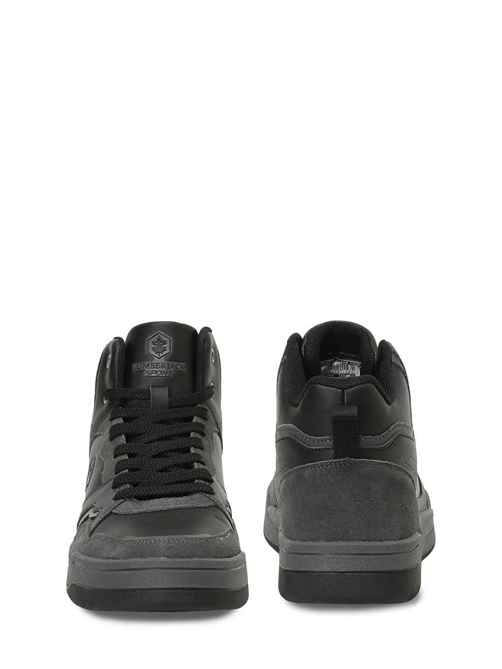 DOMINIK HI 4PR Siyah Erkek Sneaker-4