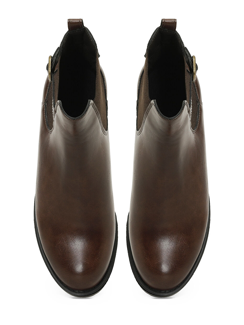 Kahverengi 324072.Z 4PR Taba Kadın Düz Bot-3