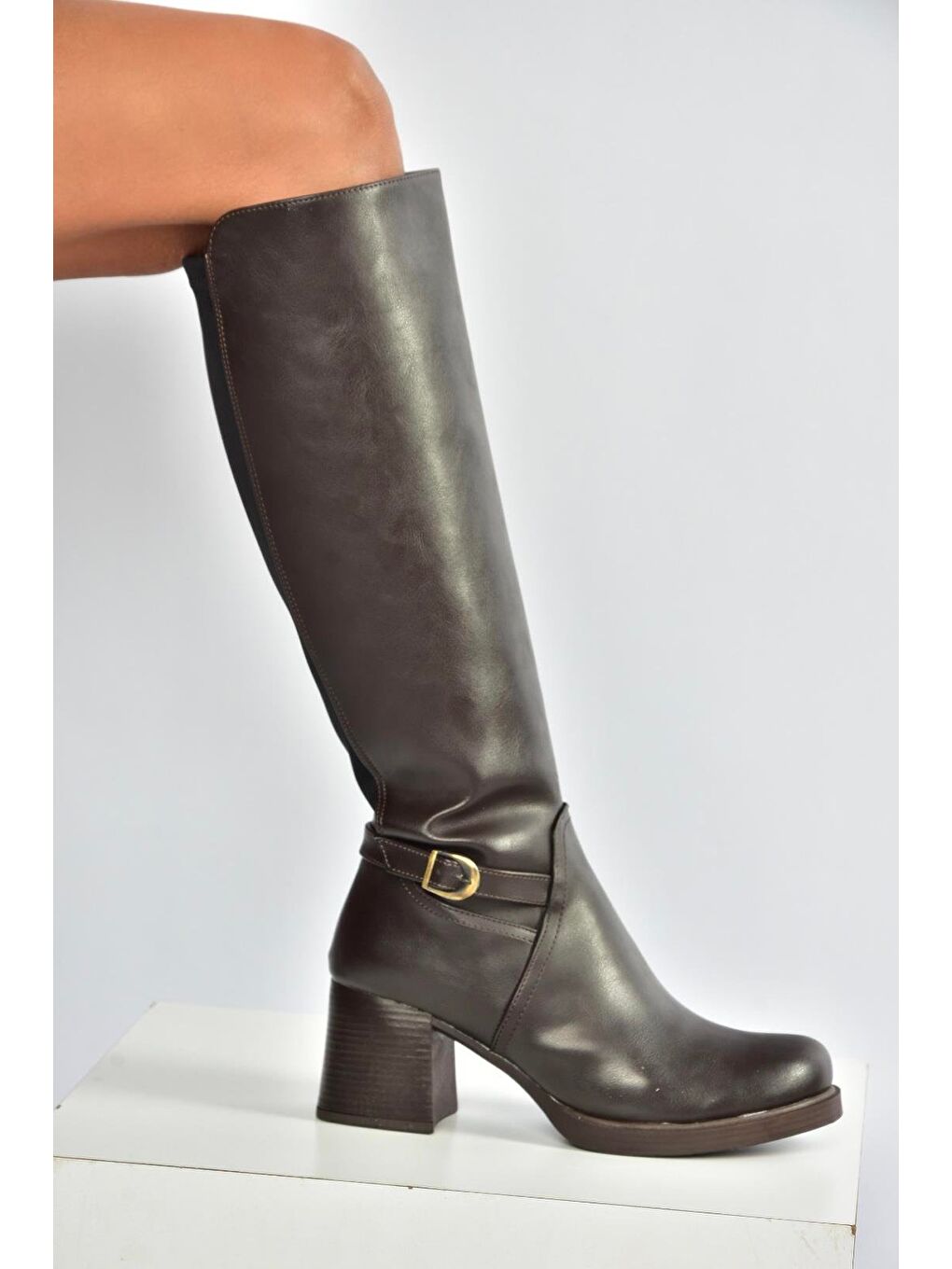 Kahverengi Kadın Çizme V312310209-1