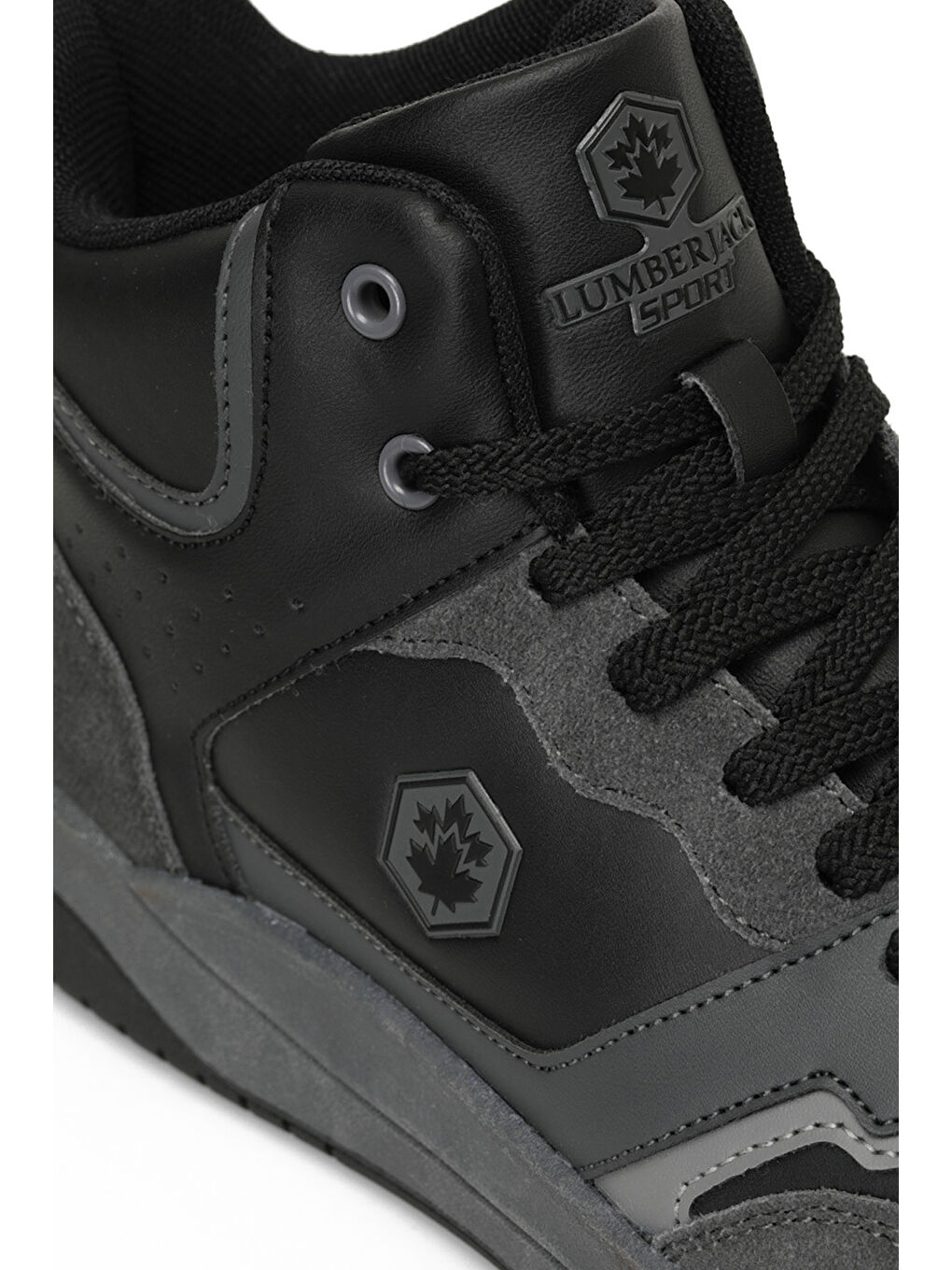 DOMINIK HI 4PR Siyah Erkek Sneaker-6