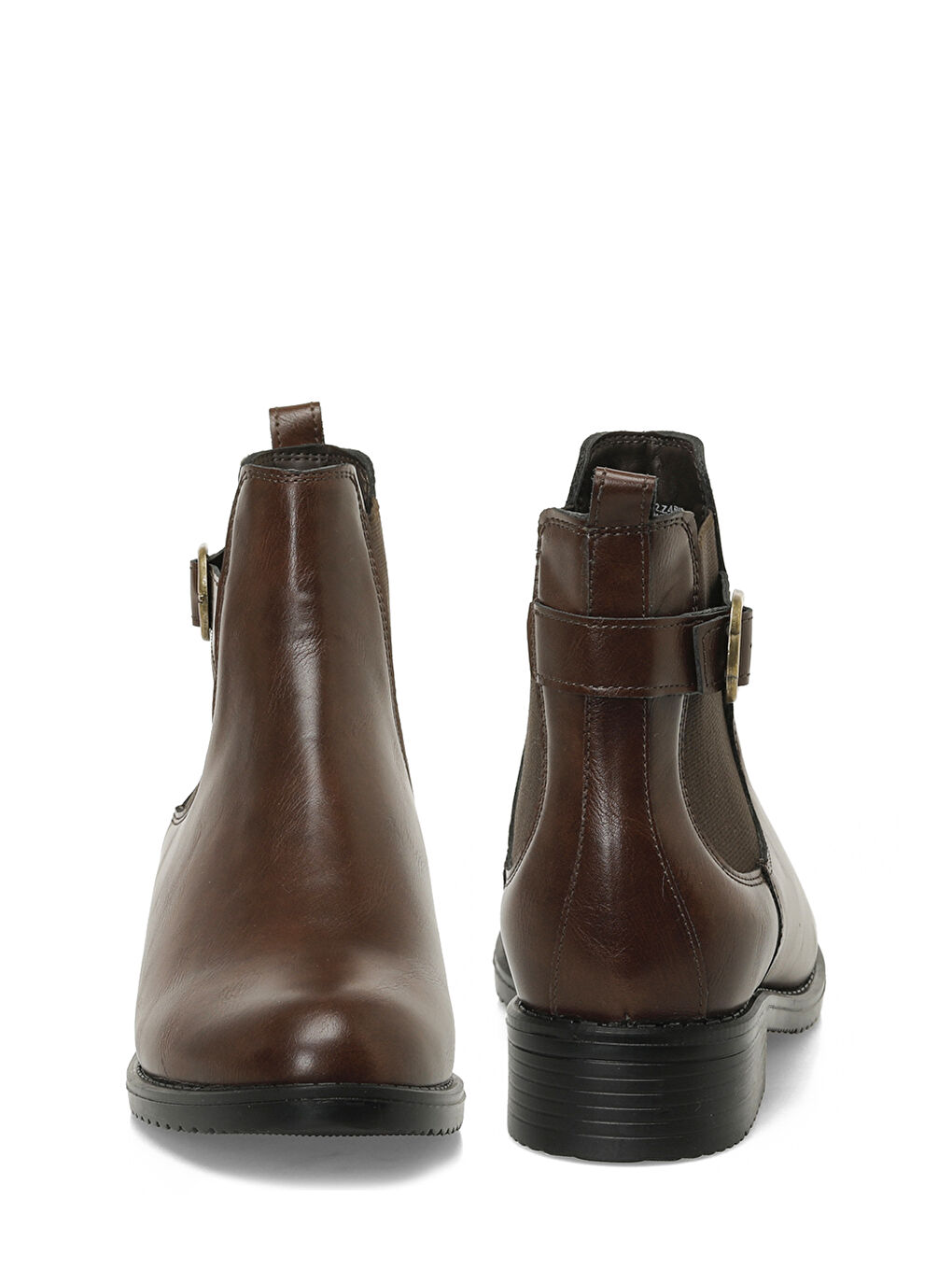 Kahverengi 324072.Z 4PR Taba Kadın Düz Bot-4