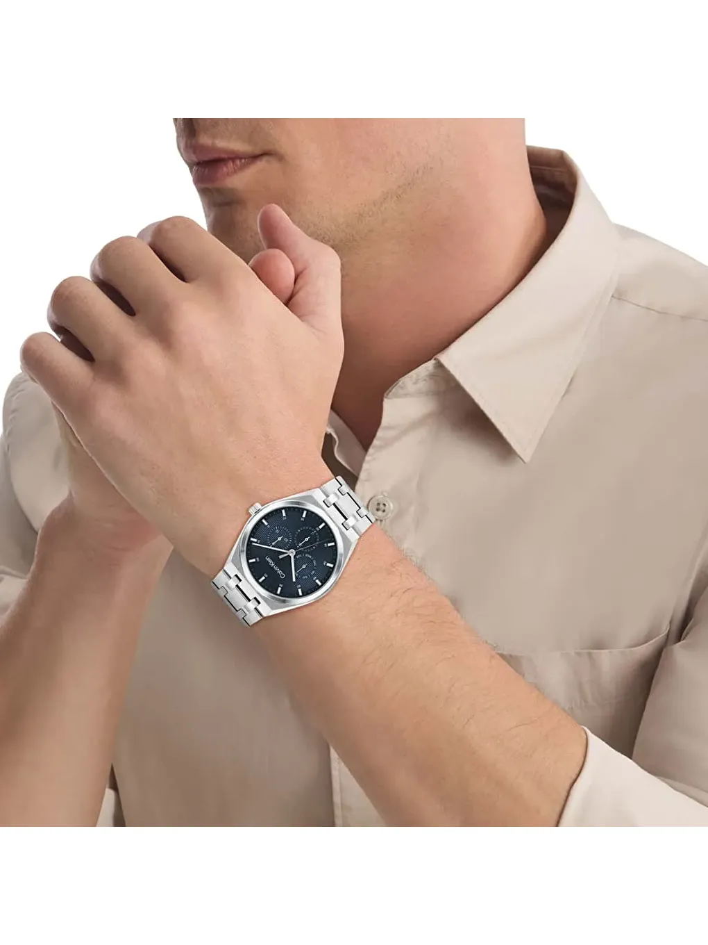 Gri CK25200520 Erkek Kol Saati-3