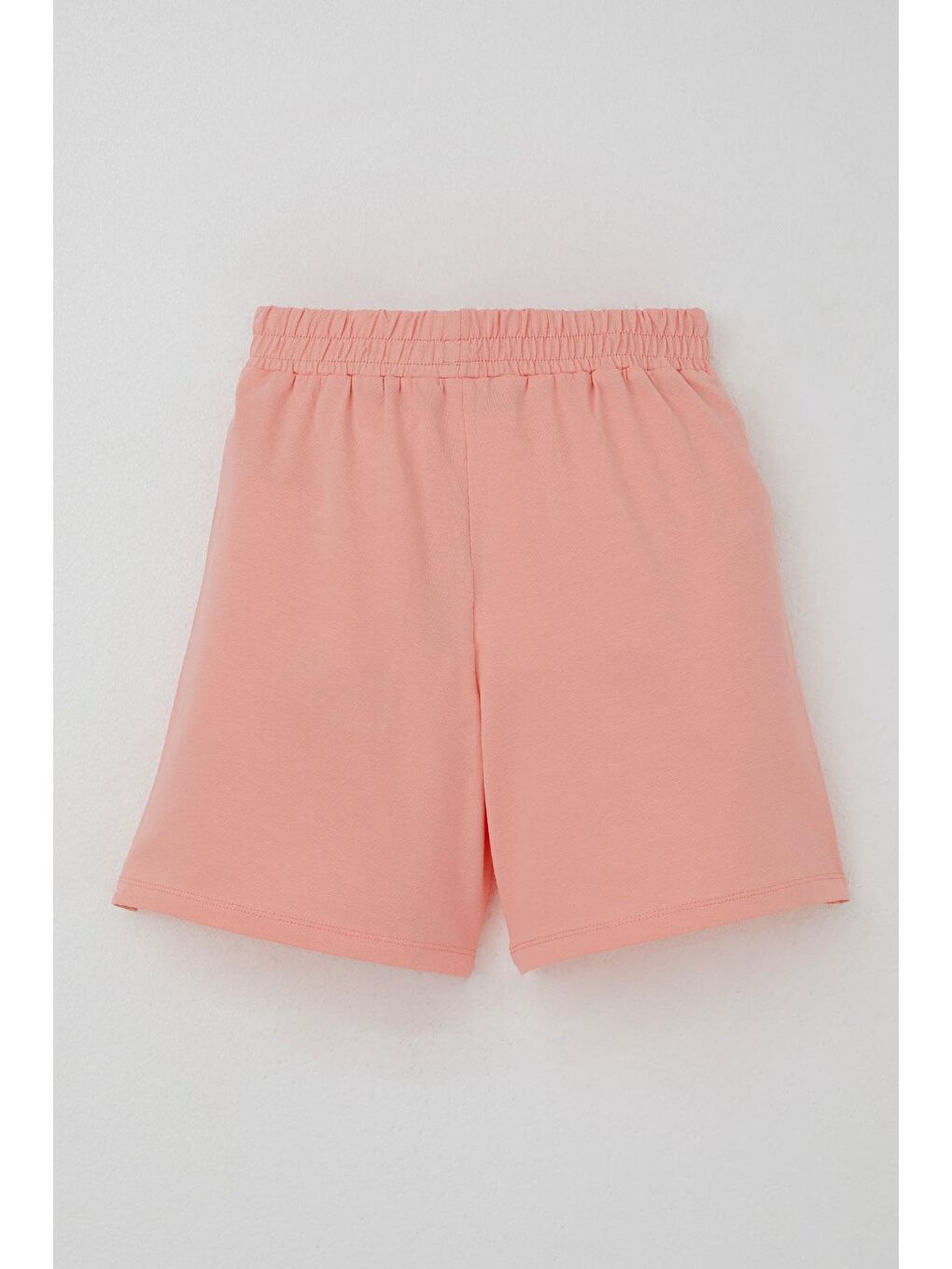 Kız Çocuk Şortlu Takım Sevgi Temalı Çiçek Baskılı Ekru (6-12 Yaş)-4