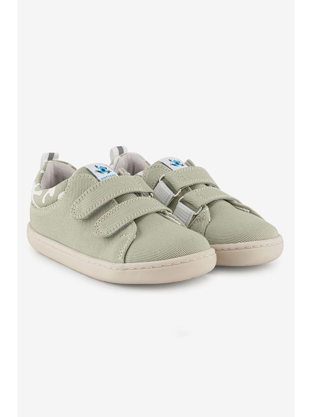 Turkuaz Smart Walker Recycled Canvas Eco Su Yeşili Barefoot Çocuk Ayakkabı-2