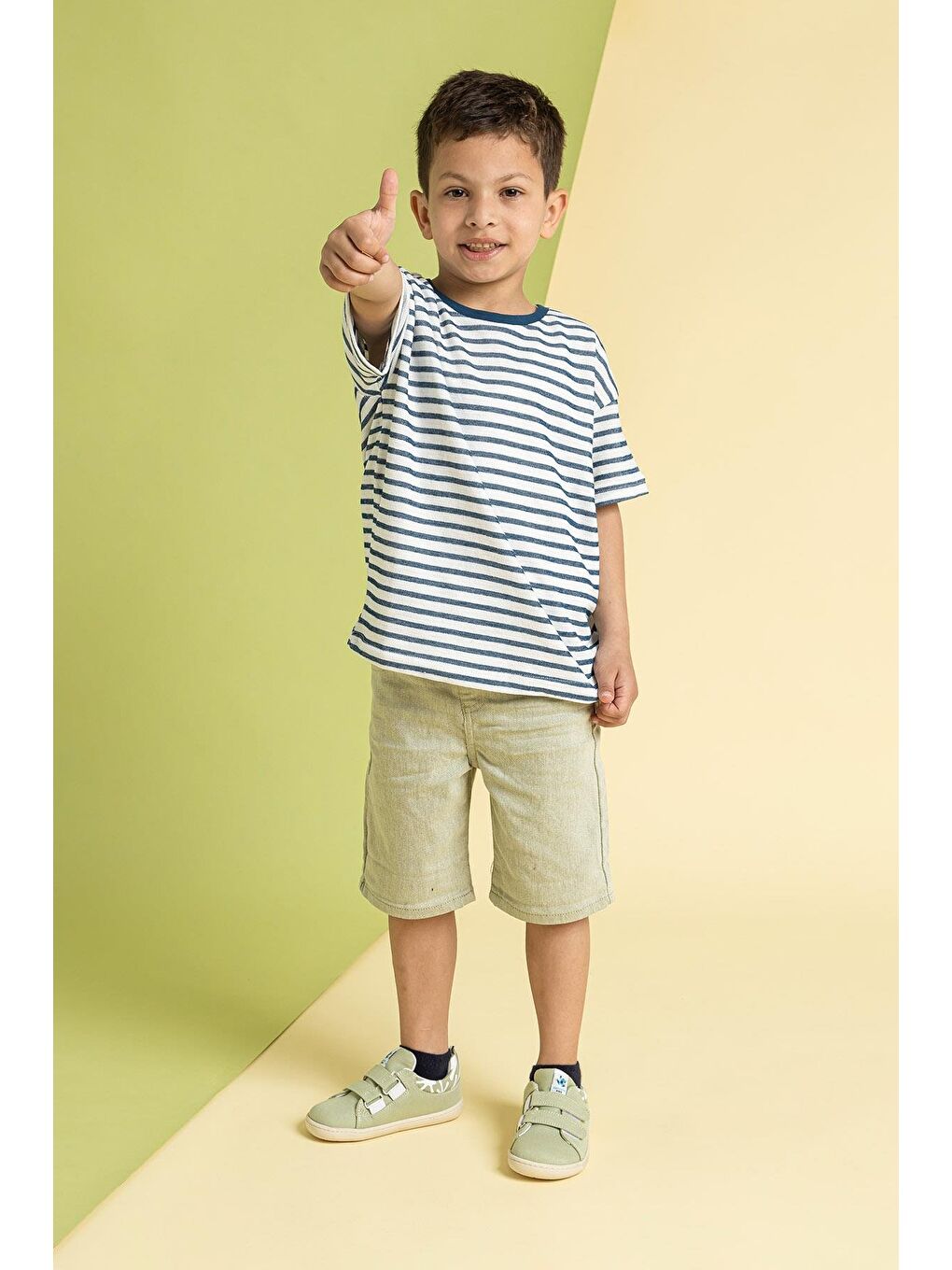 Turkuaz Smart Walker Recycled Canvas Eco Su Yeşili Barefoot Çocuk Ayakkabı-4