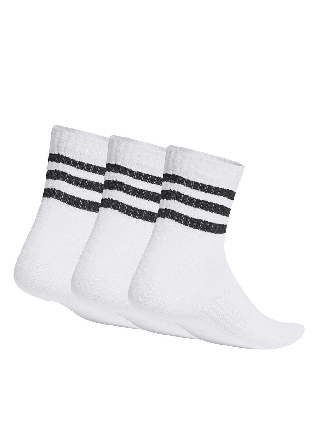 3S C Spw MID 3P Unisex Beyaz Çorap-1