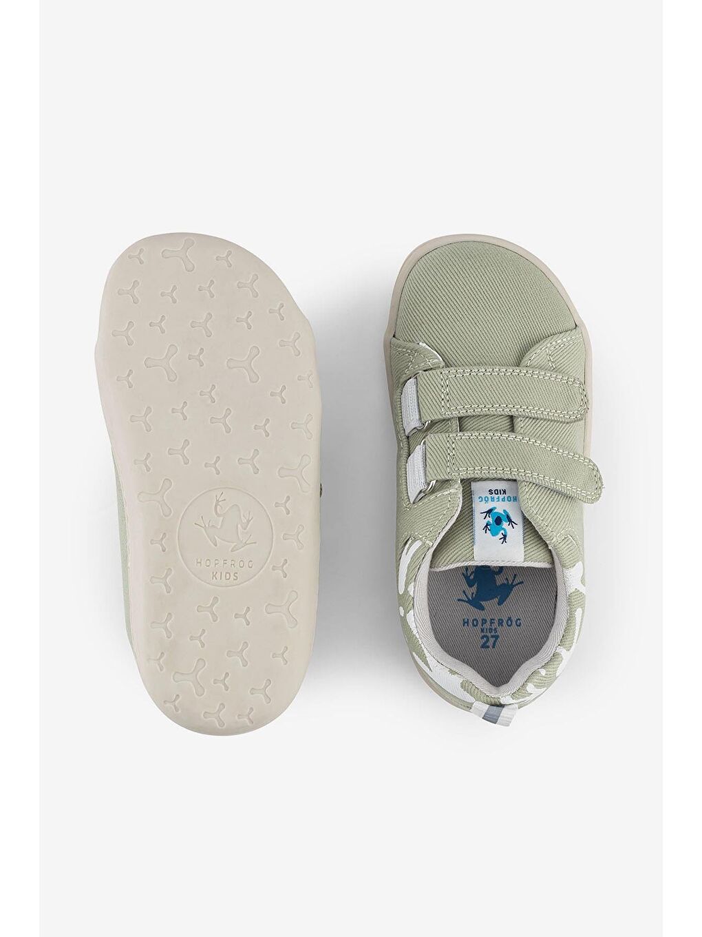 Turkuaz Smart Walker Recycled Canvas Eco Su Yeşili Barefoot Çocuk Ayakkabı-5