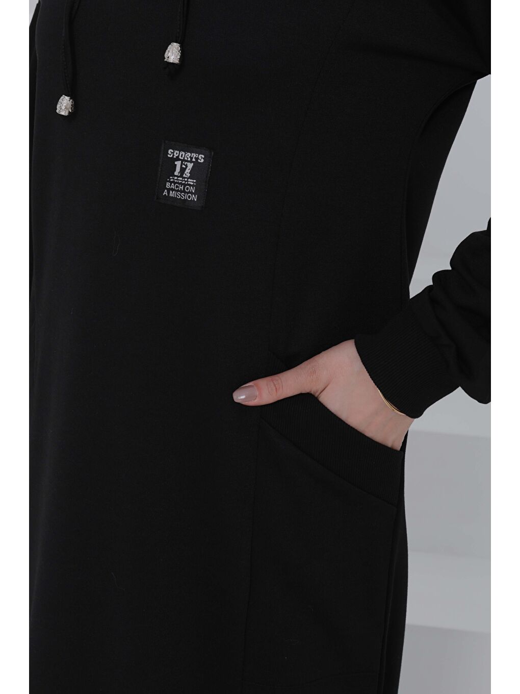 Cepli Armalı Elbise Siyah - 27048-6