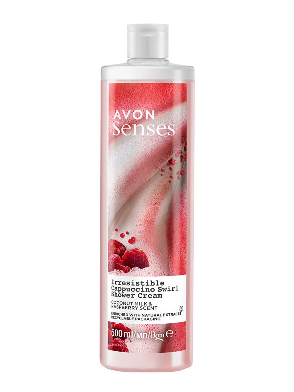 AVON Renksiz Senses Hindistan Cevisi Sütü ve Böğürtlen Kokulu Duş Kremi 500 Ml.