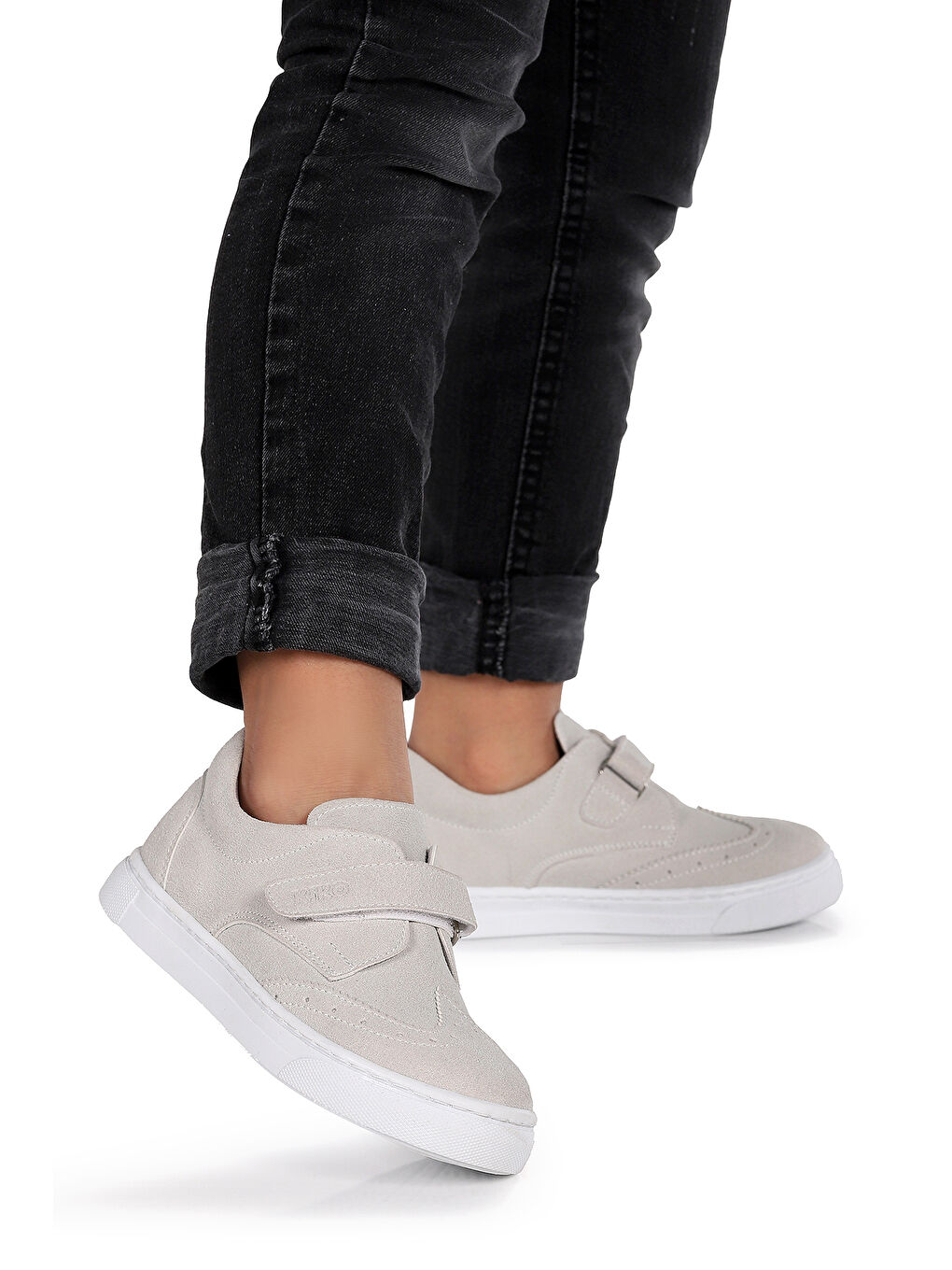 Bej Richie Cırtlı Günlük Erkek Çocuk Casual Ayakkabı-1