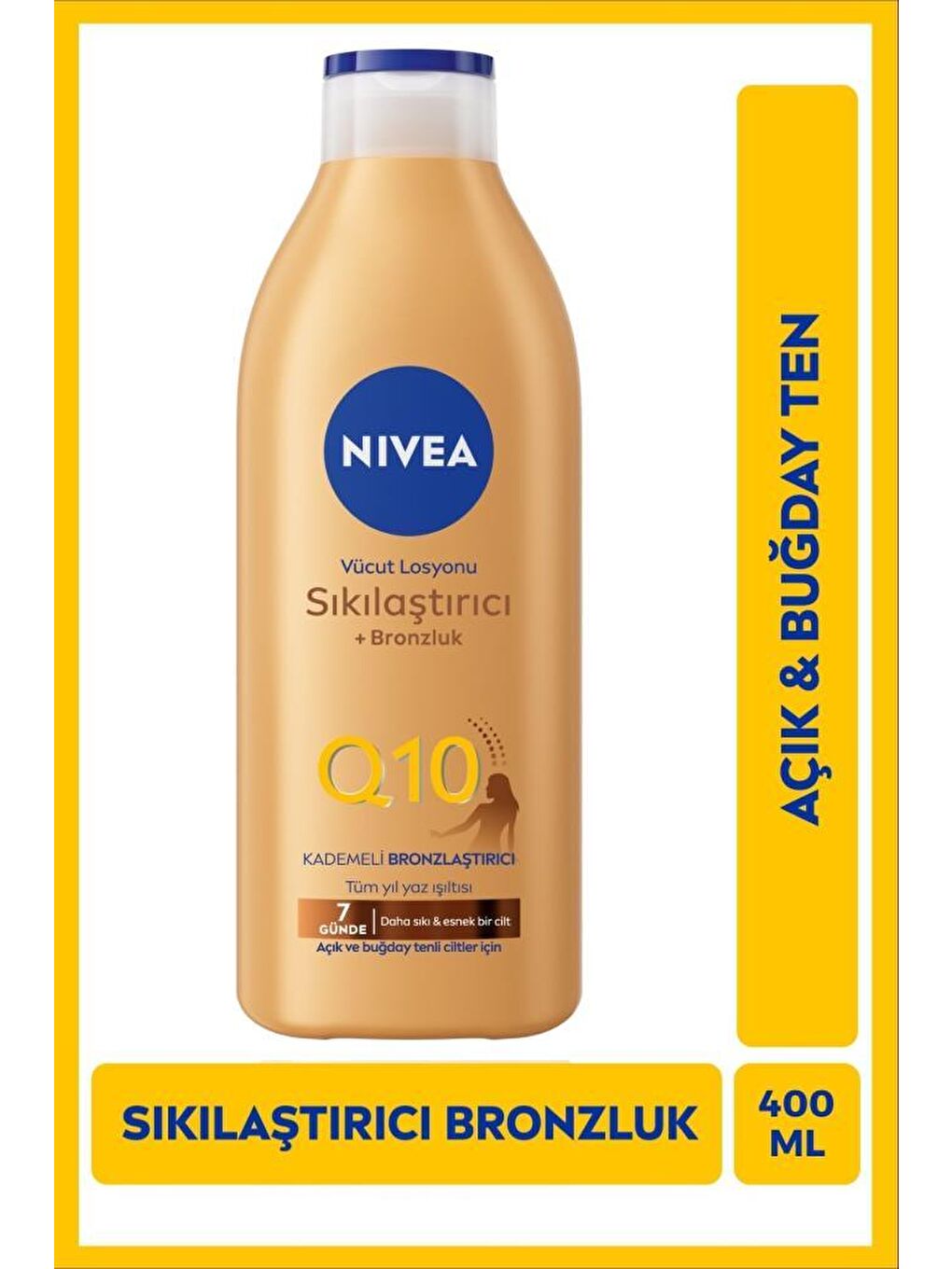 Q10 Sıkılaştırıcı Ve Bronzlaştırıcı Vücut Losyonu 400ml