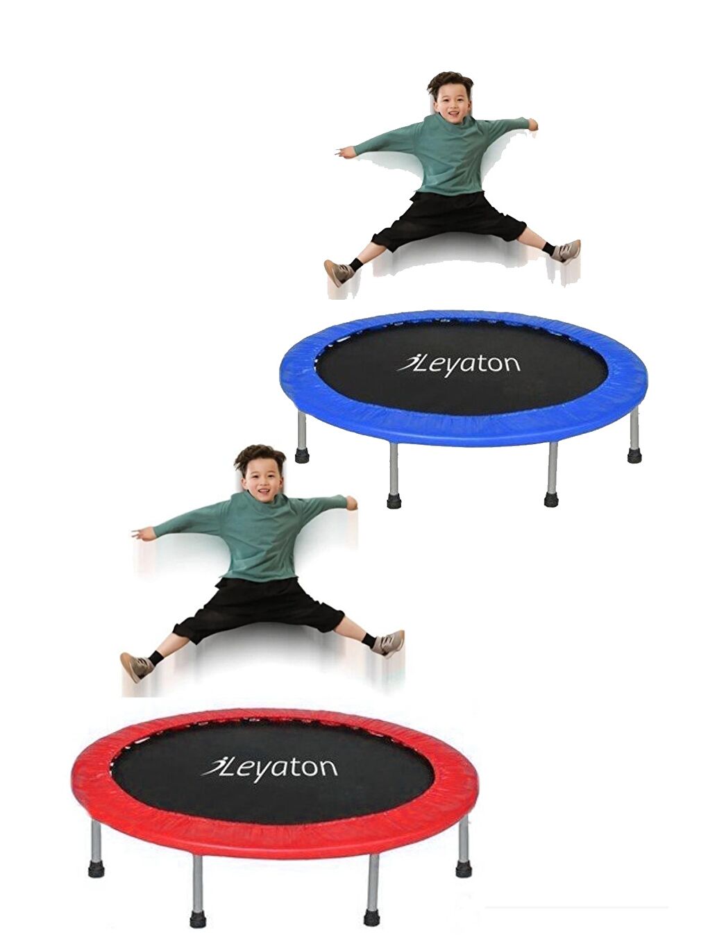 Trampolin 102 Cm Deluxe (40 Inç Trambolin) Mavi Lyt-71 Mavi-1