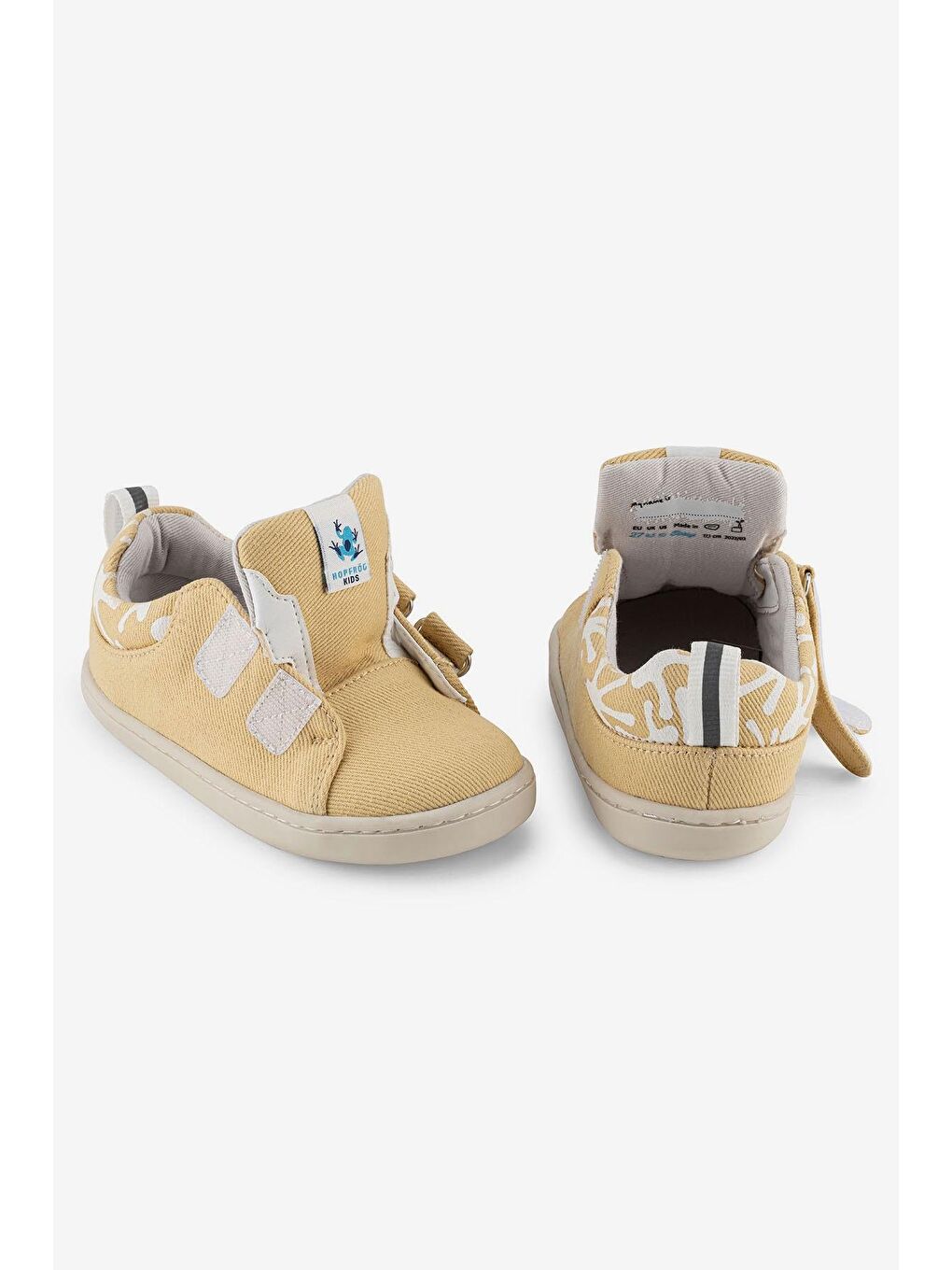 Smart Walker Recycled Canvas Eco Sarı Barefoot Çocuk Ayakkabı-7