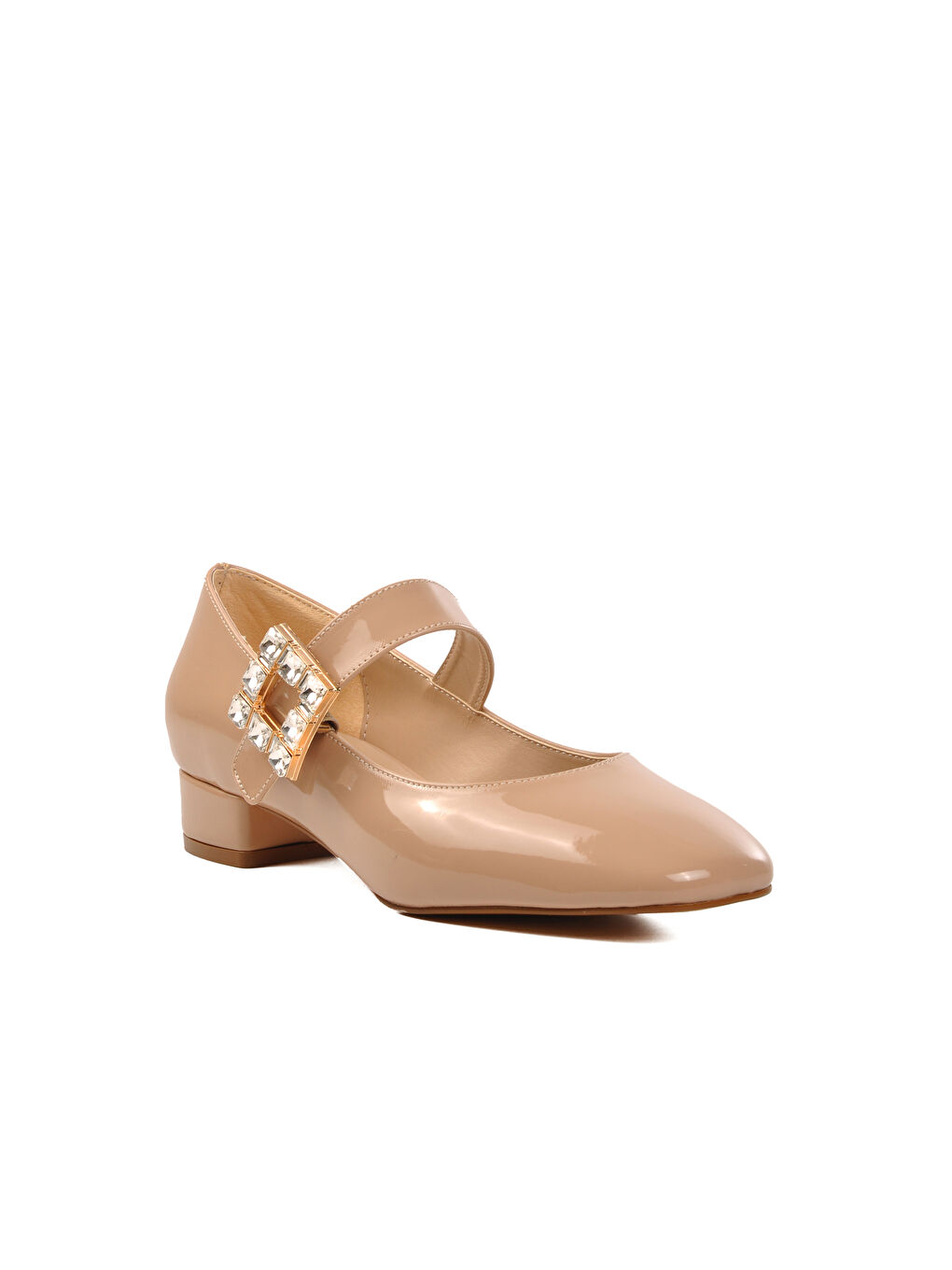 Bej Rugan Kadın Topuklu Ayakkabı 312247-2