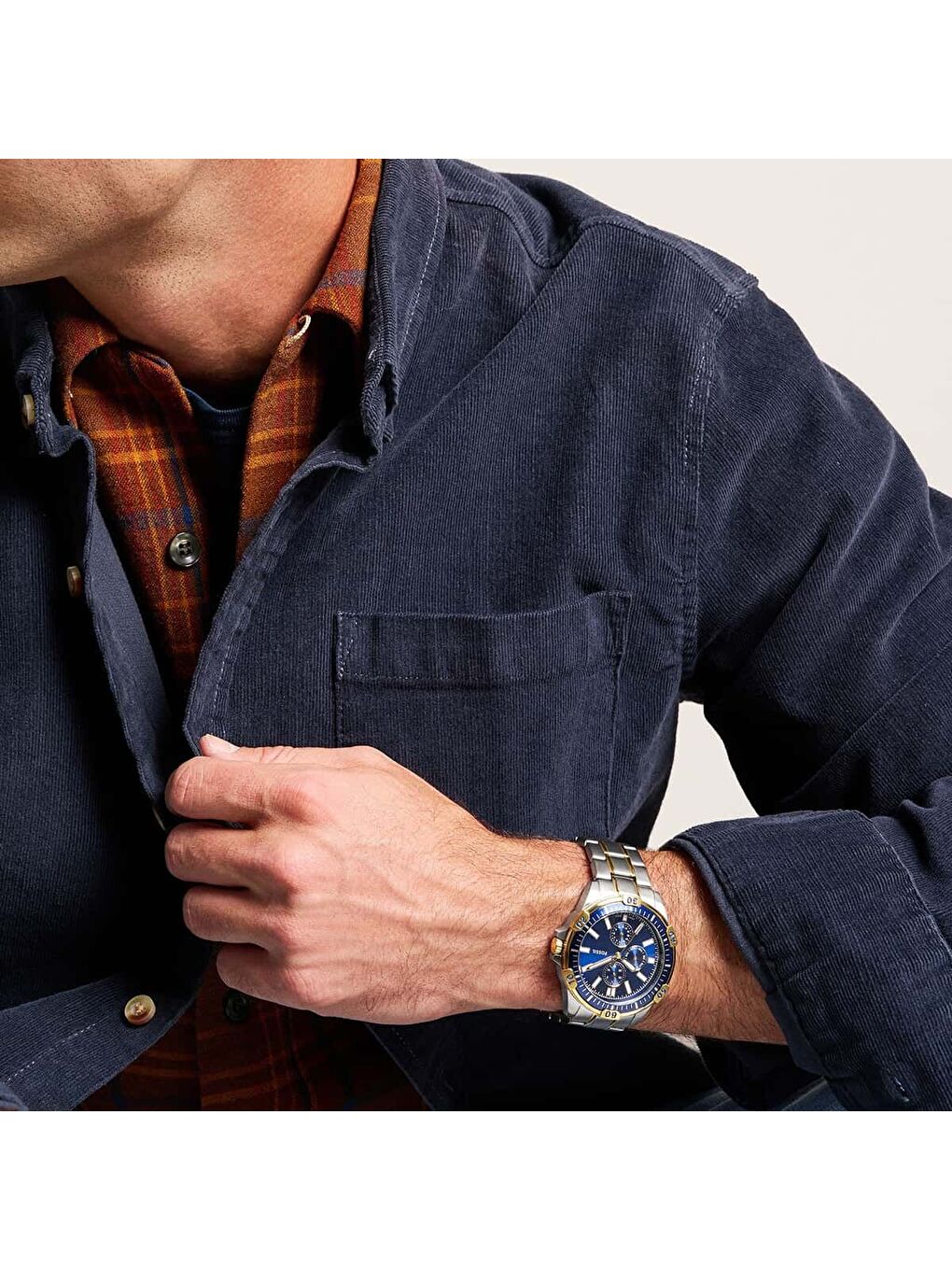 Sarı FFS6146 Erkek Kol Saati-4