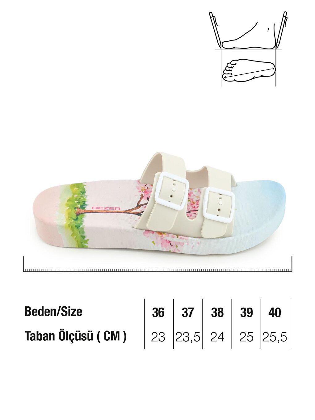 Bej Kadın Yazlık İki Toka Ayarlanabilir Ev Banyo Bahçe Havuz Rahat Taban Terlik-1