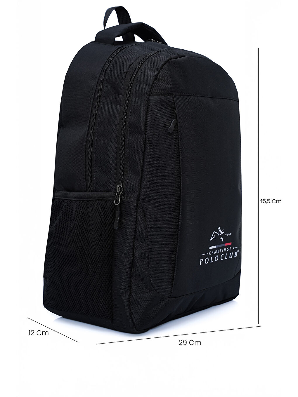 Siyah Unisex Çok Gözlü Sırt Çantası Plcan2172-5