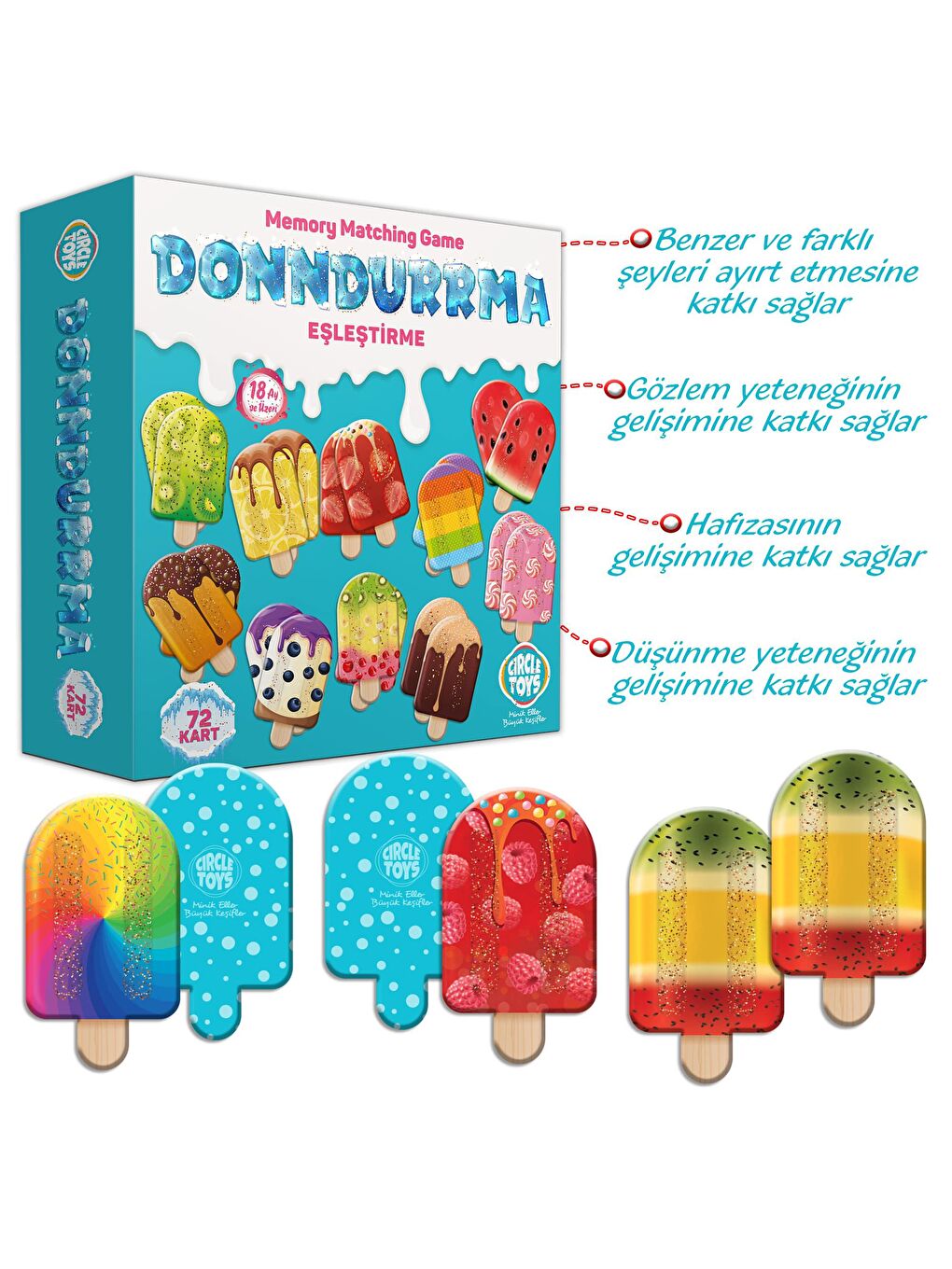 Circle Toys Karışık Dondurma Eşleştirme - 2