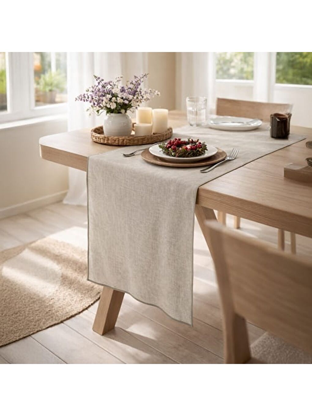 Soft Live Runner - Bej - 50x150 cm